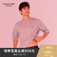 CK UNDERWEAR 2020春夏款 男装针织家居服NM1793 080-灰色 L