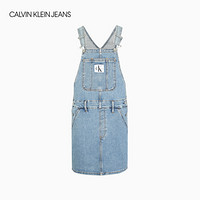 CK JEANS 2020春夏款女装 时尚背带牛仔连衣裙J214338 1AA-蓝色 M