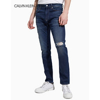 CK JEANS 2020春夏款 男装中腰运动楔形牛仔裤CKJ056 J314739 1BJ-蓝色 33/32