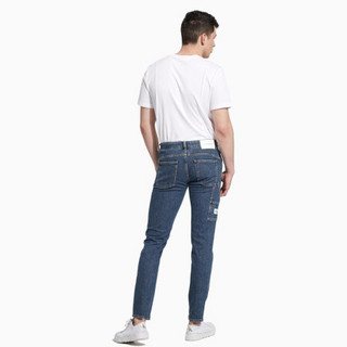 CK JEANS 2020春夏款男装 时尚合体楔形版牛仔裤CKJ059J315855 1BJ-蓝色 33