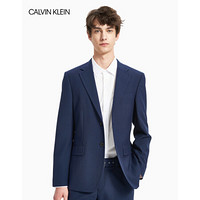 CK CALVIN KLEIN 2020春夏新款男装 席纹布商务休闲西服 M01941T263 433-藏蓝色 46