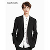 CK CALVIN KLEIN 2020春夏新款男装 可水洗羊毛西服 M01939W153 010-黑色 48