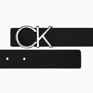 CK CALVIN KLEIN  男士Logo简约皮带腰带MB0091M1900 001-黑色 90