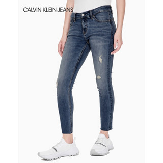 CK JEANS   女士中低腰合体紧身牛仔裤CKJ022 J211418 911-蓝色 25