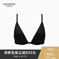 CK UNDERWEAR 2020春夏款 女装深V无痕文胸 QF5913AD 001-黑色 36C