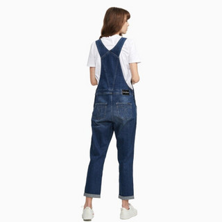 CK JEANS 2020春夏新款女装 时尚牛仔连衣裤 J213912 1BJ-蓝色 S