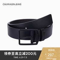 CK JEANS秋冬新款 男士两面用针扣式皮带 HC0496U2600 002-黑色/棕色 85cm