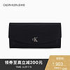 CK JEANS 2020春夏新款 女士Logo简约时尚票夹DP1223U8200 001-黑色