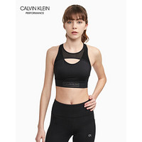 CK PERFORMANCE 2020春夏新款女装 高支撑度健身运动内衣 4WT0K112 007-黑色 S