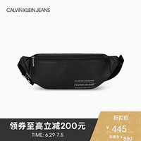 CK JEANS 2020春夏款 男包Logo轻便时尚腰包背提包 HH2212Q3800 001-黑色 ST