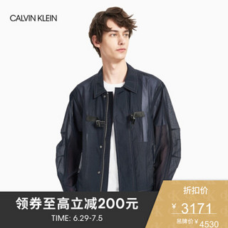 CK CALVIN KLEIN 2020春夏新款男女同款时尚休闲短外套 M63360N105 433-蓝色 M