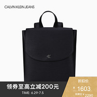 CK JEANS 2022春夏新款 女士休闲时尚双肩背提包DH2297U8200 001-黑色