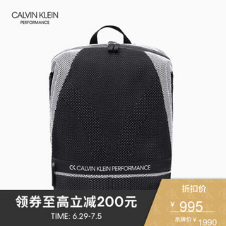 CK PERFORMANCE 2020春夏款 女包Logo简约时尚双肩包PD0126N8000 001-黑色 ST