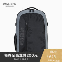CK PERFORMANCE 2020春夏款 Logo简约时尚双肩包 PH0215N0600 999-黑灰拼接