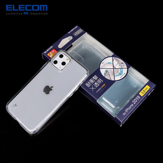 日本ELECOM iPhone11 pro max手机壳11pro防摔保护套壳耐冲击透明硅胶手机套 透明壳 5.8inch