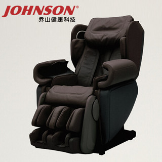 乔山JOHNSON按摩椅4D双芯按摩椅 太空舱零重力 足部微雕提拉揉捏 拟真人按摩MR-J6900 黑色