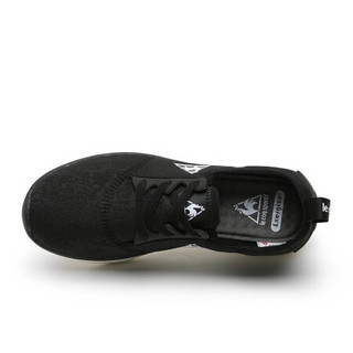 乐卡克公鸡舒适织物透气休闲时尚运动鞋跑步鞋男女CMT-183235 黑色 40