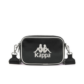 Kappa卡帕串标单肩包2020新款女时尚小包闪粉挎包K0A68BX10 黑色-990 均码
