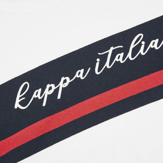 Kappa卡帕女运动短袖撞色拼接休闲T恤夏季半袖2020新款|K0A42TD04 漂白-001 M