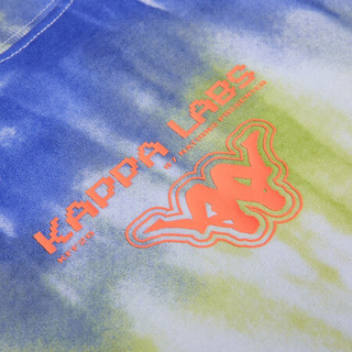 Kappa卡帕男运动短袖扎染印花T恤夏季圆领半袖2020新款|K0A32TD87 水草绿-3202P XS