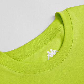 Kappa卡帕艺术家联名女运动短袖休闲印花T恤夏季圆领半袖2020新款|K0A22TD72D 春泥绿-326 M