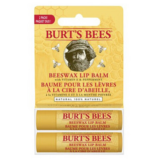 小蜜蜂（BURT'S BEES） 蜂蜡润唇膏 2支 保湿润唇