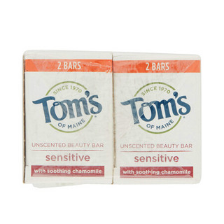 Tom's of Maine 天然 天然美容沐浴香皂洋甘菊香皂 113g*2块装 敏感