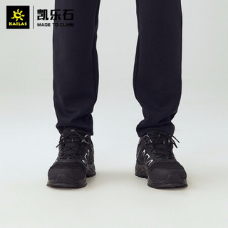 Kailas 凯乐石男士户外登山徒步鞋 男款低帮GTX防水+Vibram耐磨防滑底新款 墨黑 42