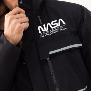 凯乐石（KAILAS）男款NASA-漫游者太空中长棉服 KG010159 黑色 XL