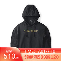 Kailas 凯乐石 户外运动  女款攀岩连帽卫衣 KG820351 墨黑 L