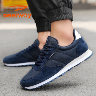 德尔惠运动鞋男鞋休闲鞋男士2020夏季透气轻便板鞋慢跑步鞋子户外训练