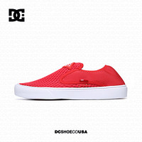 DCSHOECOUSA/DC 男女运动懒人一脚蹬休闲帆布鞋DM182601 红色-RED 43