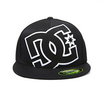 DCSHOECOUSA/DC男女运动休闲嘻哈潮人黑logo棒球帽ADYHA00141 黑色BLK S/M