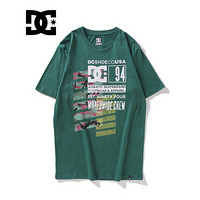 DCSHOECOUSA LINE TRACER SS T恤男短袖运动半袖 GDYZT19212 绿夹色-GRR0 S