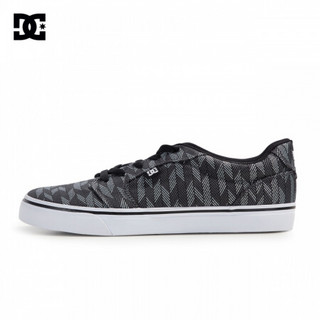 DC SHOES20春夏新款迷彩撞色帆布透气男士休闲运动鞋ADYS300036 黑夹色 39