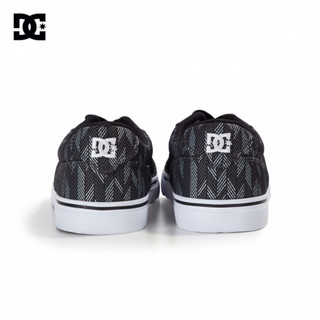 DC SHOES20春夏新款迷彩撞色帆布透气男士休闲运动鞋ADYS300036 黑夹色 39