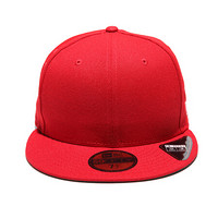DCSHOECOUSA男女中性运动帽男时尚潮款平檐帽ADYHA03690 红色-RRH0 XS
