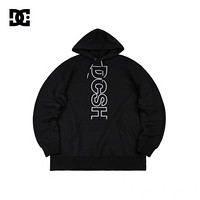 DCSHOES CENTER PH M 秋冬新款男子连帽卫衣休闲外套男 GDYFT19413 黑色-BLK S