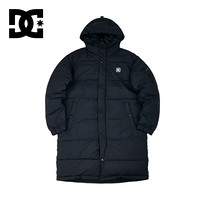 DCSHOES 19冬季新款 男士长款休闲运动棉服 EDYJK03216 黑色-KVJ0 S