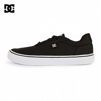 DC SHOES2020春夏新款帆布透气纯色男款休闲滑板情侣鞋ADYS300499 黑色 39