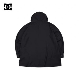 DCSHOOES DCBA冬季新款男垂顺薄款连帽休闲卫衣 5415J943 黑色-BLK S