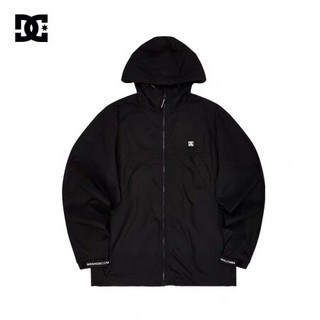 DC SHOES 春季新款撞色拼接男式连帽运动夹克外套 5110J046 黑色-BLK XL