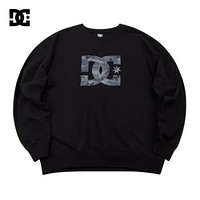 DC SHOES 20春季新款男休闲圆领套头运动卫衣 GDYFT20101 黑夹色-XKKG S