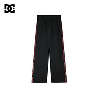 DCSHOES SIDETAPE PANT 19冬新款字母条带纯棉男士休闲运动裤 5428J923 黑夹色-BLK XS