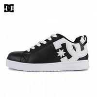 DC SHOES 春夏新款撞色休闲情侣滑板运动鞋 DM201601 黑夹白色-BWT 44