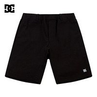 DCSHOES 2020春夏新款工装裤LOGO刺绣男士休闲裤短裤5128J013 黑色 L