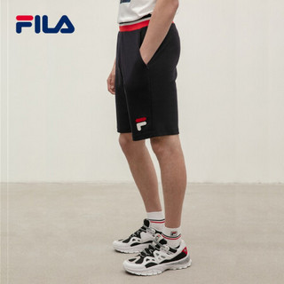 FILA 斐乐官方 男子短裤 2020夏季新款运动短裤 LOGO五分裤男休闲短裤 传奇蓝-NV 180/88A/XL