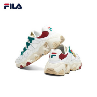 FILA 斐乐 JAGGER 男士休闲运动鞋 F12M011412F-WL 集团白/百合白 40.5