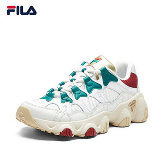 FILA 斐乐 JAGGER 男士休闲运动鞋 F12M011412F-WL 集团白/百合白 40.5