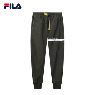 FILA x 3.1 Phillip Lim 斐乐 男梭织长裤2020夏季新款街头运动裤 暗墨绿-DG 170/80A/M